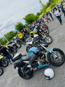ビューエル会　合同ツーリング buell owners japan anual ride 2024 xb12 安曇野　白馬　大町　ツーリング　ロングツーリング　ハーレー　harley davidson motorcycle touring