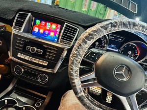 ベンツ　純正ナビ　後付け w164 w166　CarPlay ワイヤレス　カープレイ　Android Auto ミラーリング　hdmi入力　映像入力　外部入力　aux　コーディング　iPhone iPhone16 google Youtube グーグルマップ　Yahoo!カーナビ　動画視聴　動画再生　ml350 benz ntg4.5