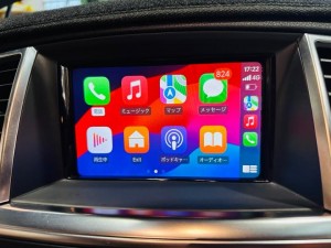 ベンツ　純正ナビ　後付け w164 w166　CarPlay ワイヤレス　カープレイ　Android Auto ミラーリング　hdmi入力　映像入力　外部入力　aux　コーディング　iPhone iPhone16 google Youtube グーグルマップ　Yahoo!カーナビ　動画視聴　動画再生　ml350 benz ntg4.5