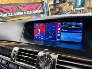 Lexus ls600 ls50 lx570 rx450 rx500 rx350 lc500 レクサス　純正ナビ　後付け　ワイヤレス　CarPlay カープレイ　グーグルマップ　プライムビデオ　動画視聴 hdmi入力　外部入力　aux youtbe iPhone Android Auto ミラーリング　インターフェース　スピーカー交換　マークレビンソン　mark levinson センタースピーカー　名古屋　ホットワイヤード