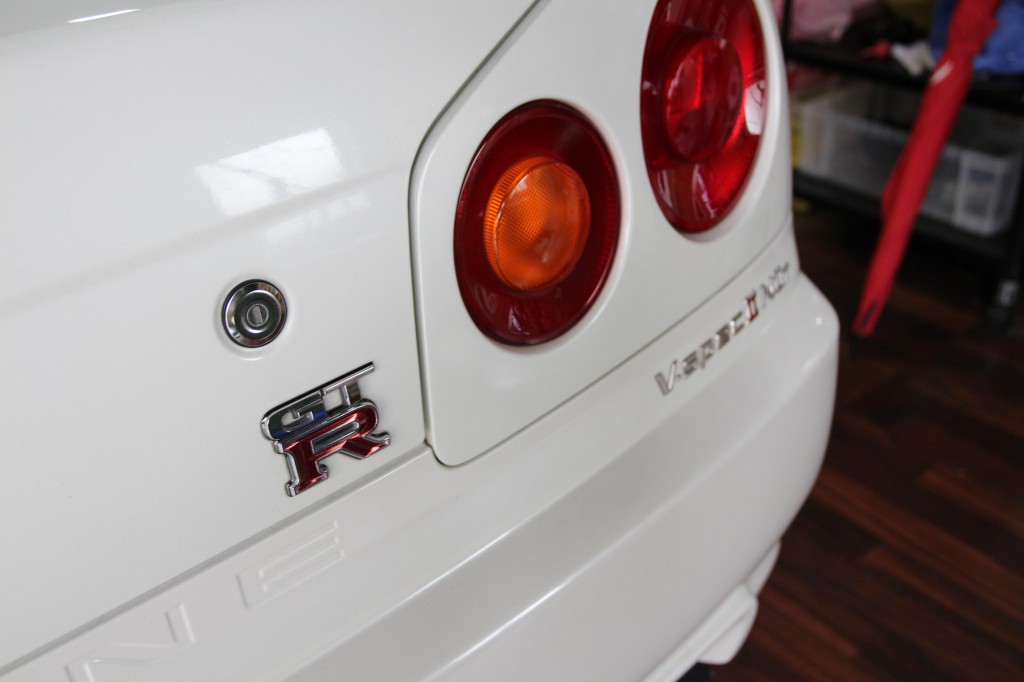 フロントドアのデッドニング　STP GOLD　R34 GTR