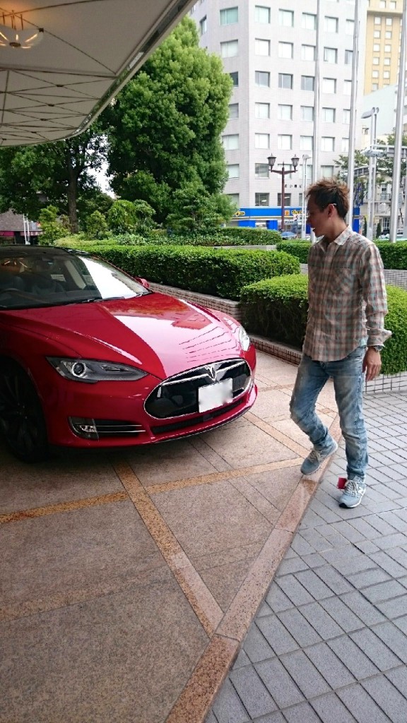 TESLA　 テスラ　100％電気自動　試乗インプレ