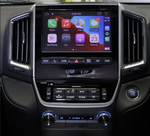 ランクル　200 100 300 後付け　CarPlay カープレイ　アンドロイド　Android Auto ミラーリング　Youtube ワイヤレス　iPhone Apple CarPlay コーディング