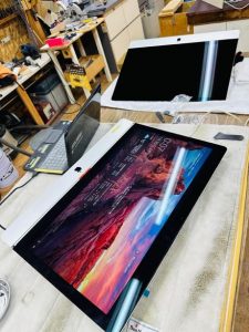 iMac アイマック　外部モニター化　5k 2k 外付けモニター　モニター化　レティーナ　retina apple ディスプレイ　hdmi vesa モニターアーム　トリプルモニター　デュアルモニター　ミラーリング　マック　mac iphone 魔改造