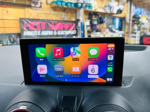 audi mib2 mib2 smart phone interface アウディ　純正　スマートフォンインターフェース　後付け　CarPlay Android Auto アンドロイドオート　カープレイ　インストール　オプション　購入　コーディング　ソフトウエア　ハードウエア　ワイヤレス　ミラーリング　q2 q3 a3 a4 iPhone スマホ　純正ナビ　カーナビ　Youtube