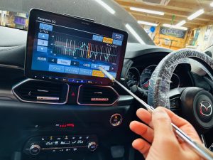 cx-5 マツダ純正　ボーズ　bose センタースピーカー　アルパイン　big-x イコライザー　音調整　サウンドセッティング　スピーカー交換　ツイーター　2インチ　ワイドレンジドライバー　FORMULA-X fx-101